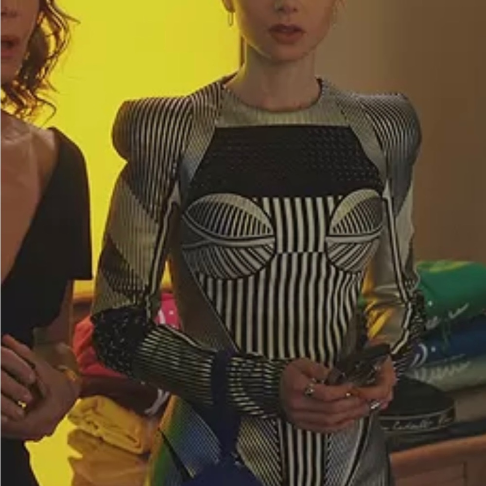 Balmain Jacquard-Knit Pattern Minidress - Picture 2 of 6